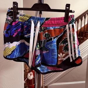 Adidas Women's Colorful Printed Activewear Running Shorts